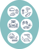 Illustration des appareils électriques